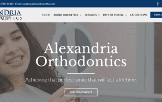 Alexandria Orthodontics - Desktop